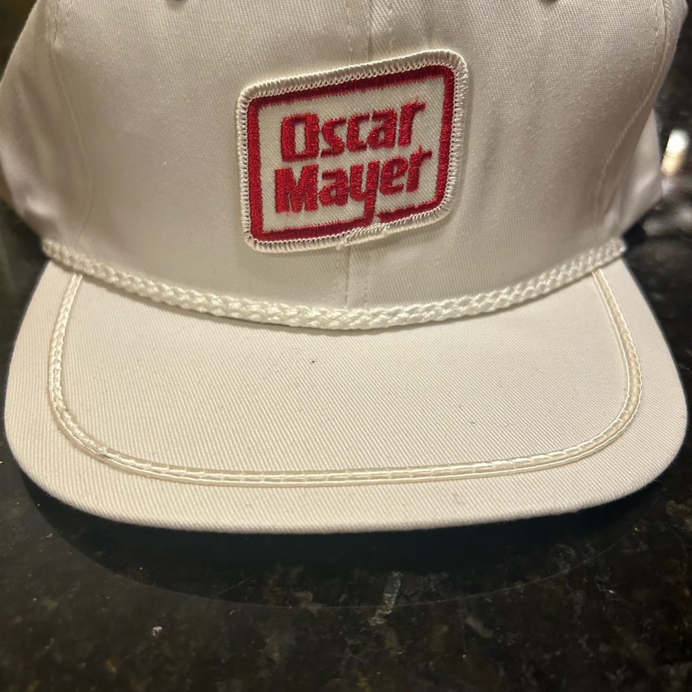 Oscar Mayer White rope hat